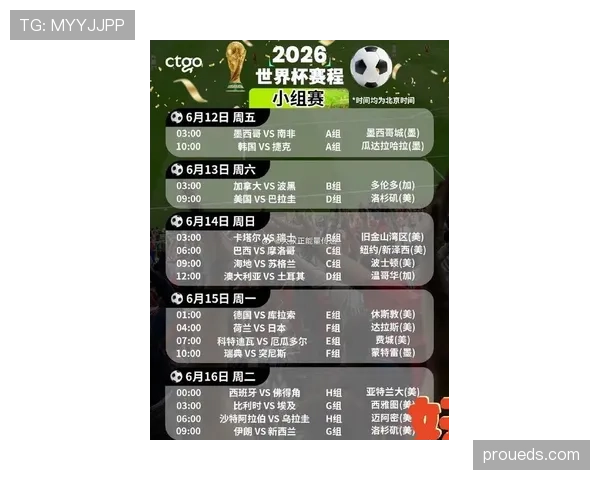 厄瓜多尔2026世界杯小组赛赛程分析与突围前景预测